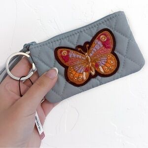 Vera Bradley Butterfly Zip ID Holder in Abuzz Arona | NWT